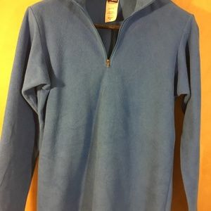 Women's Patagonia 3/4" Zip-up Fleece Sweater Blue